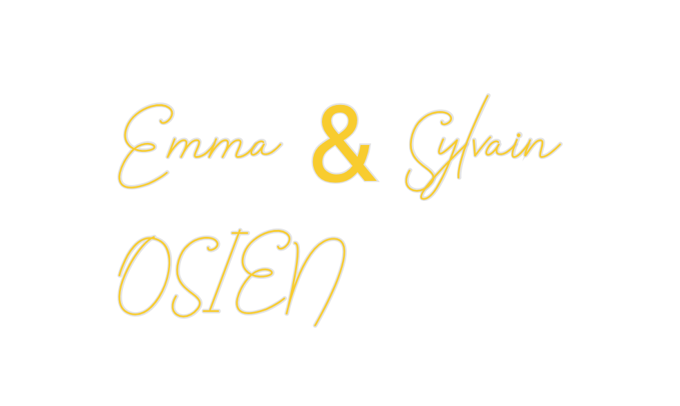 Custom Neon: Emma & Sylvai...