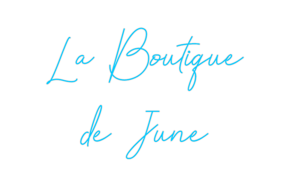 Custom Neon: La Boutique
d...