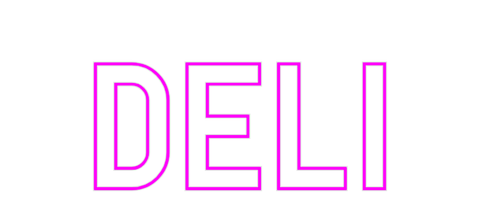 Custom Neon: DELI