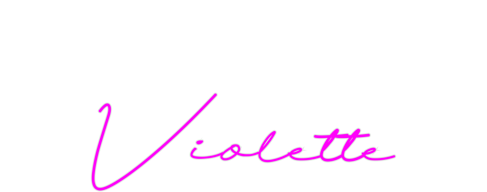 Custom Neon: Violette