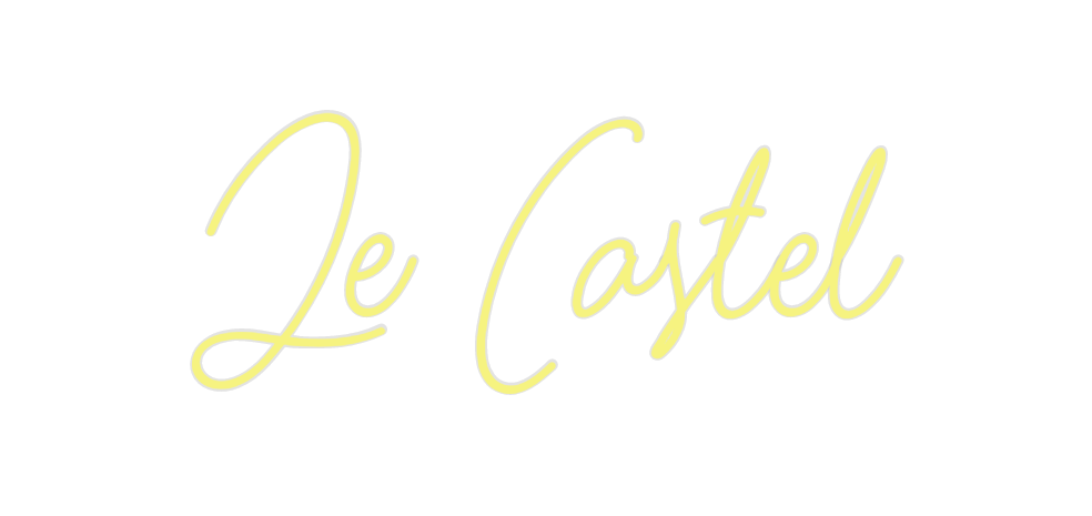 Custom Neon: Le Castel