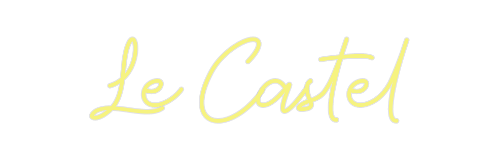 Custom Neon: Le Castel