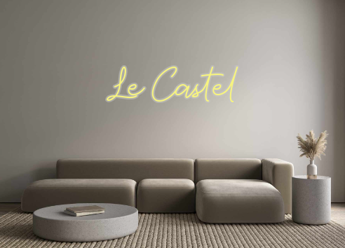 Custom Neon: Le Castel