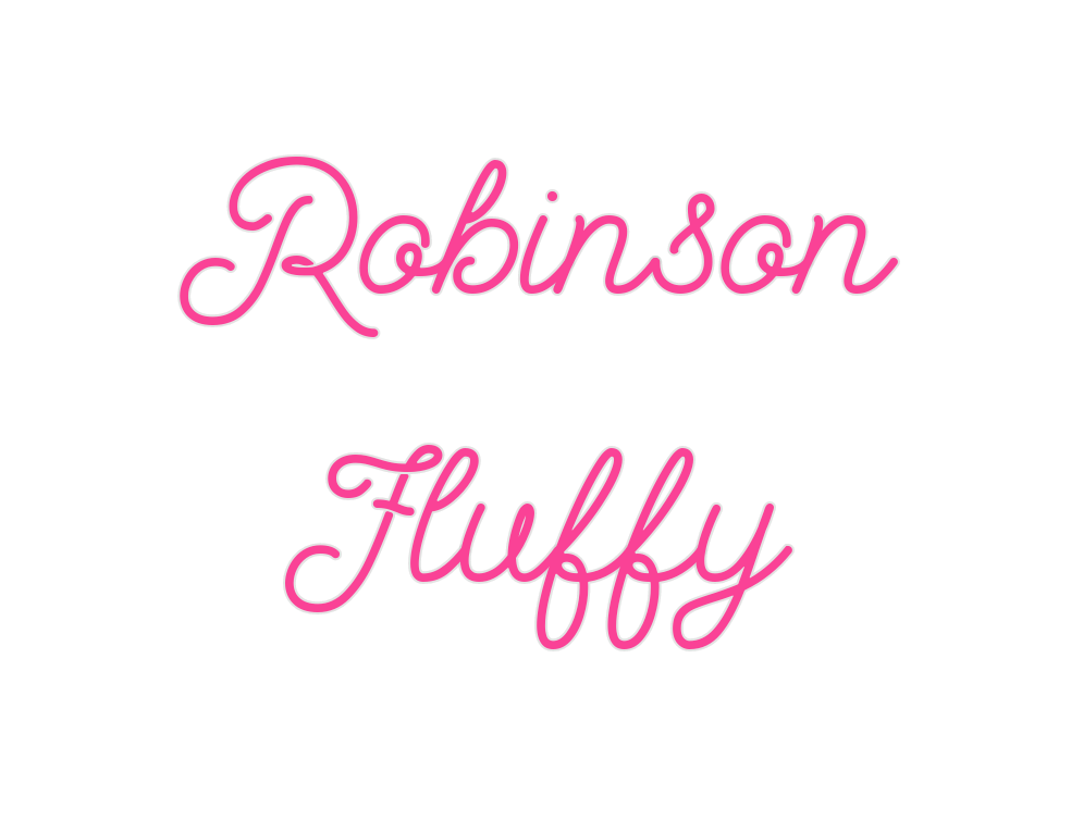 Custom Neon: Robinson 
Flu...