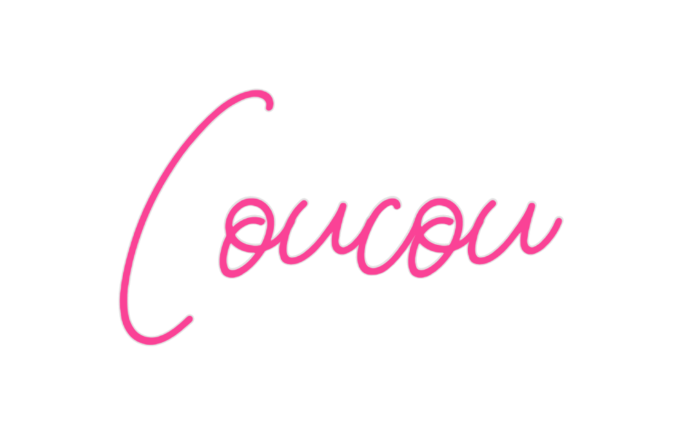 Custom Neon: Coucou