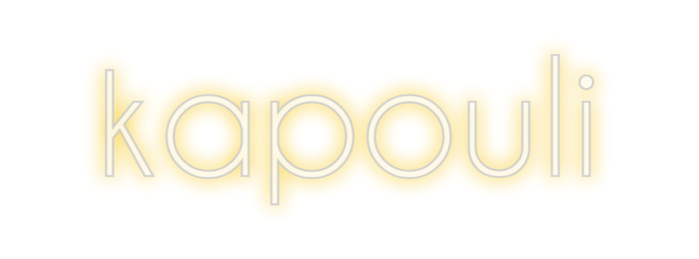 Custom Neon: kapouli