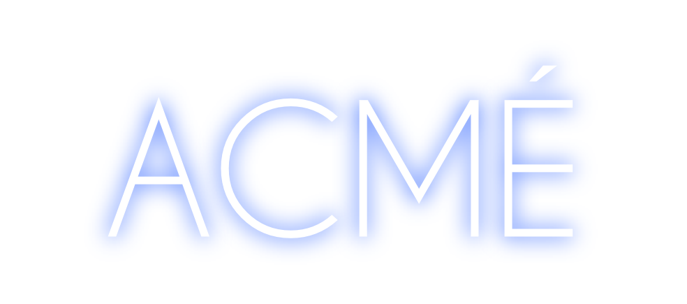 Custom Neon: ACMÉ
