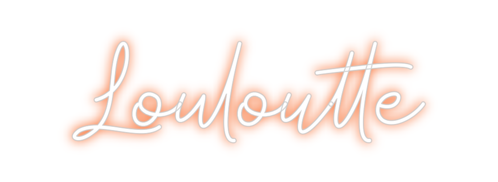 Custom Neon: Louloutte