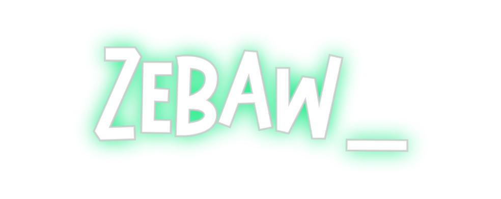 Custom Neon: Zebaw_