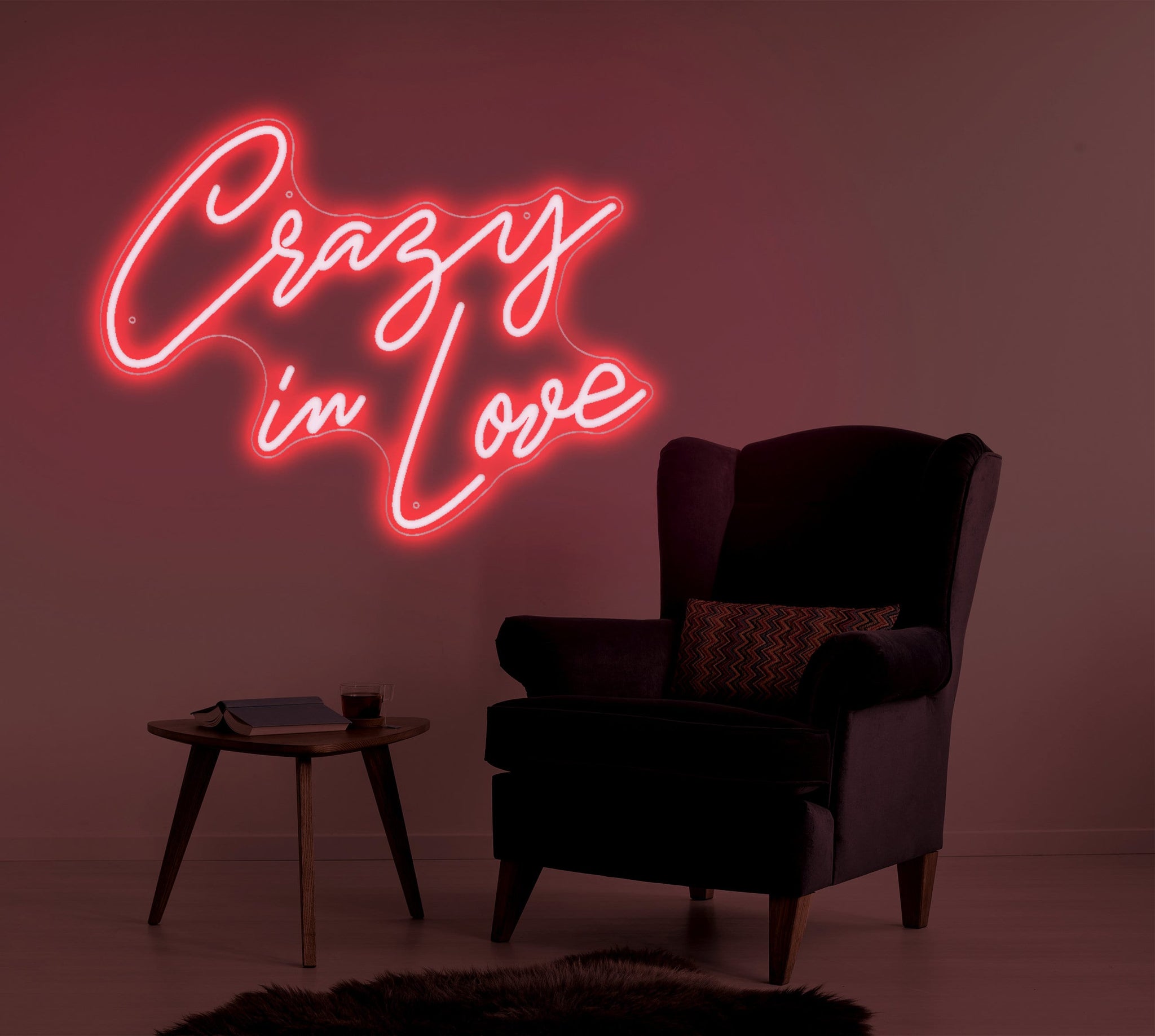Crazy in Love - Neon Mural