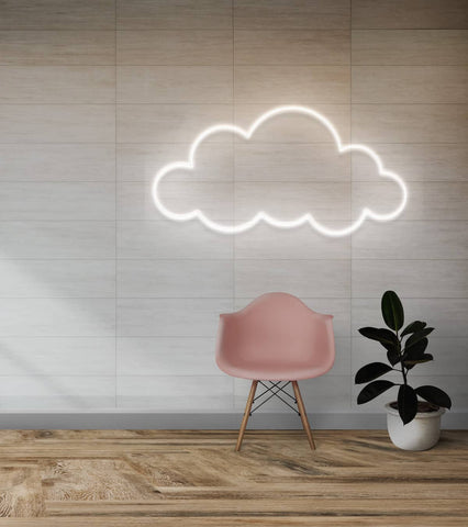 Néon LED mural - Nuage – Dessine-moi un néon