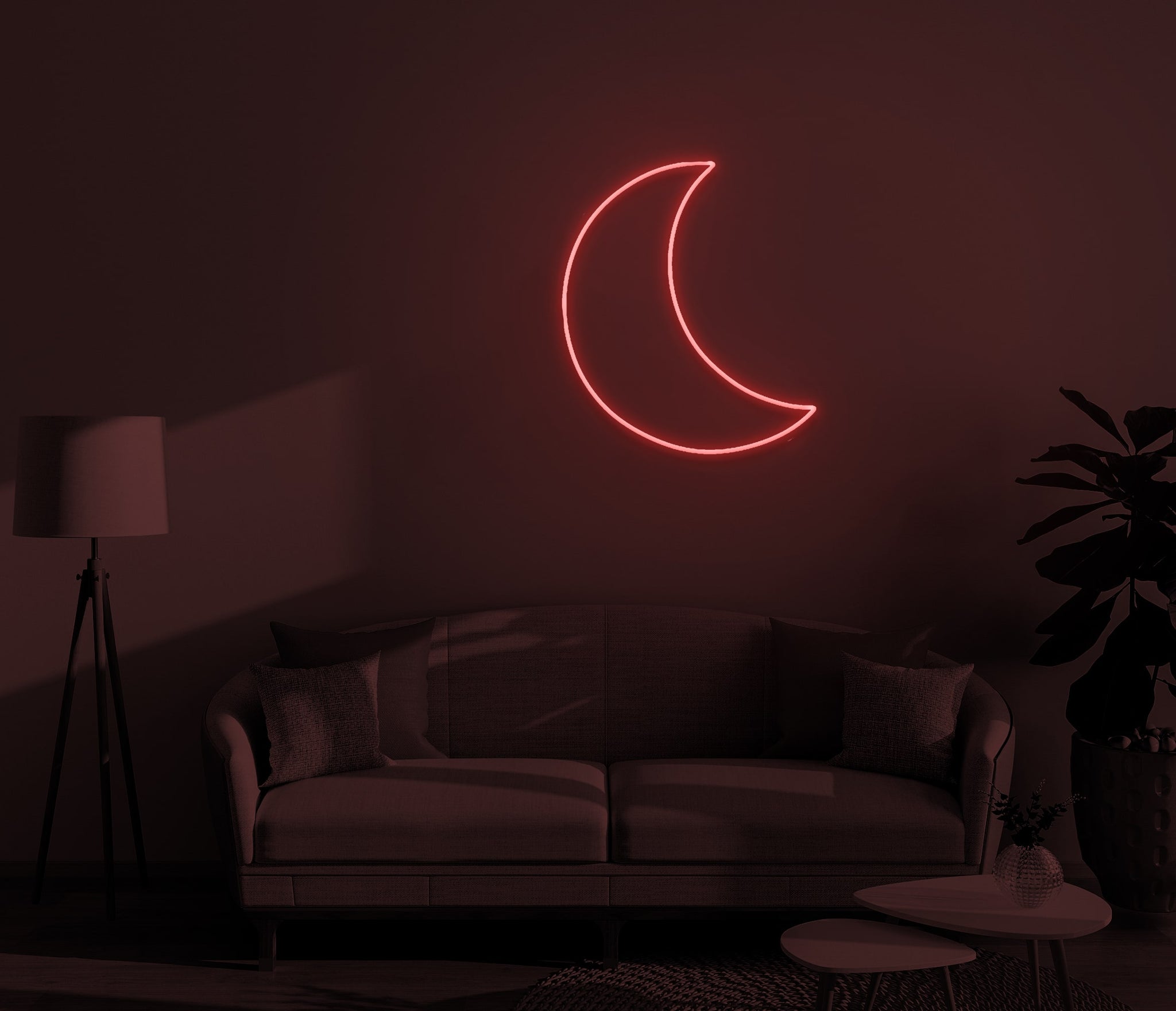 Lune - Neon Mural