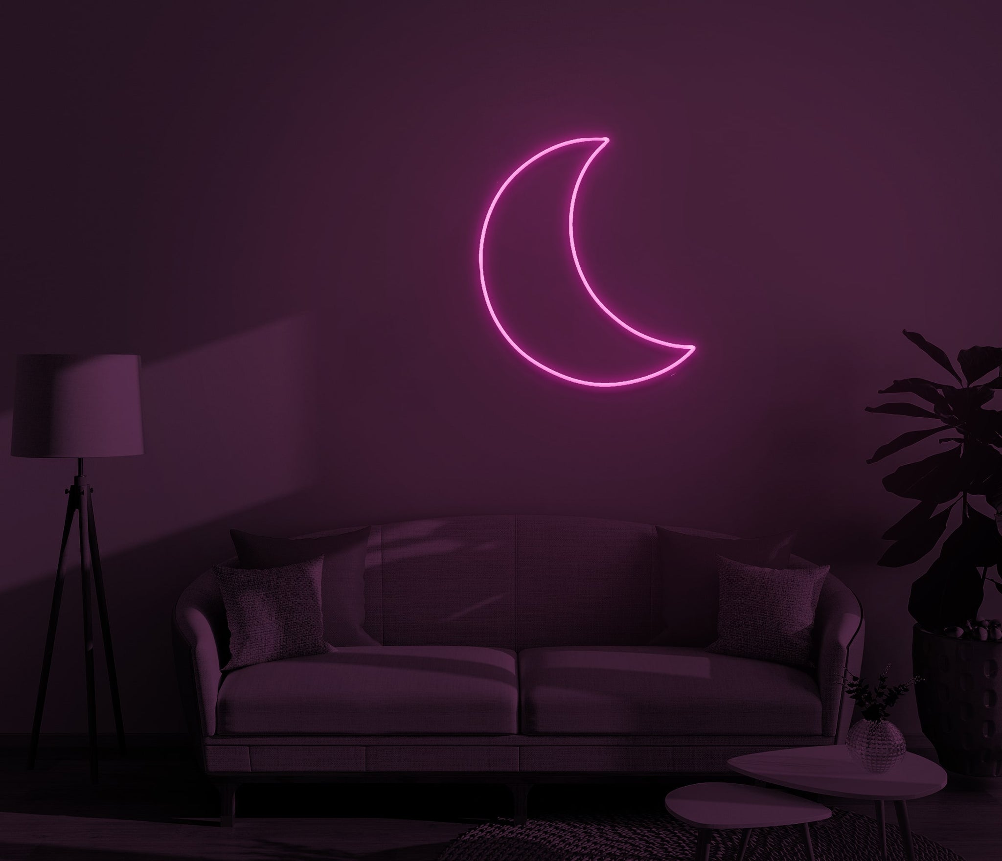 Lune - Neon Mural
