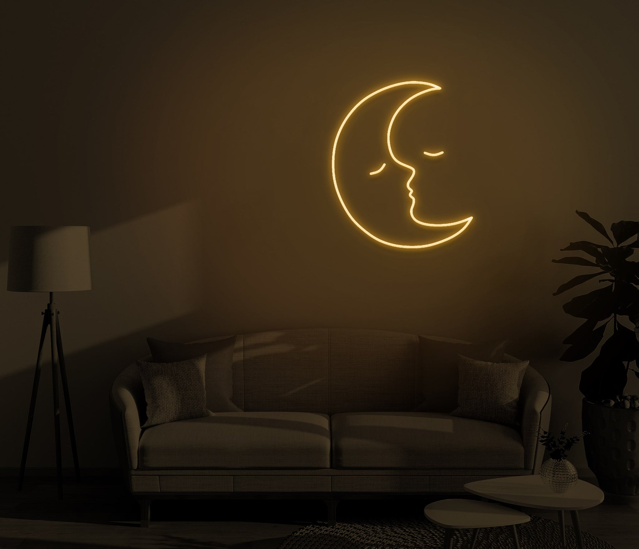 Lune Amoureuse - Neon Deco